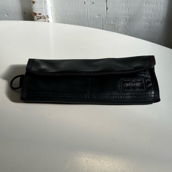 Black Supple Leather Long Wallet Porter High Quality Made In Japan NWOT New - Picture 2 of 11